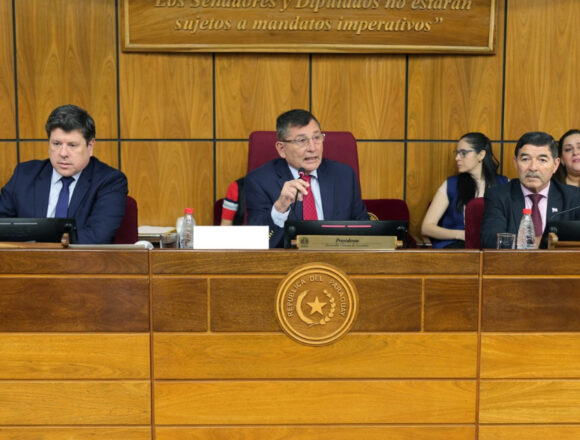 Ing Pettengill Santiago Peña promulga Ley Mipyme impulsada por el senador Pettengill