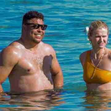 Ronaldo Nazário y Celina Locks, filántropos unidos