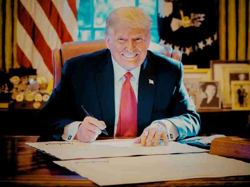 Donald Trump Oval Trump impone aranceles del 25% a Canadá y México
