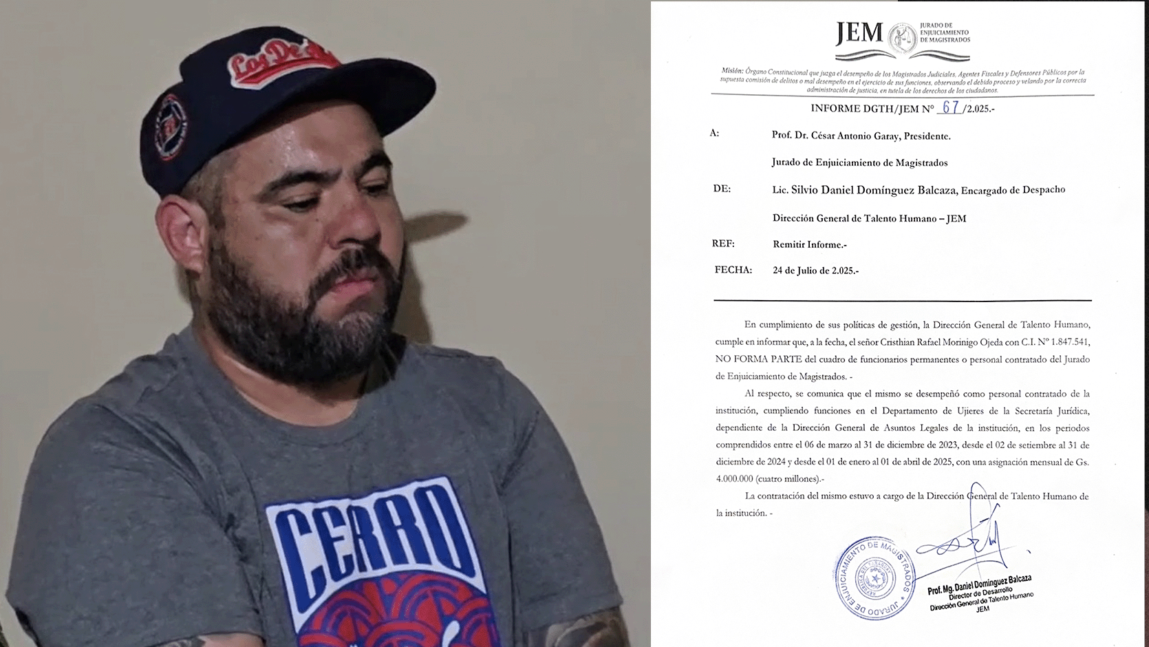 Narco de noche, ujier de día: capturan a funcionario del JEM