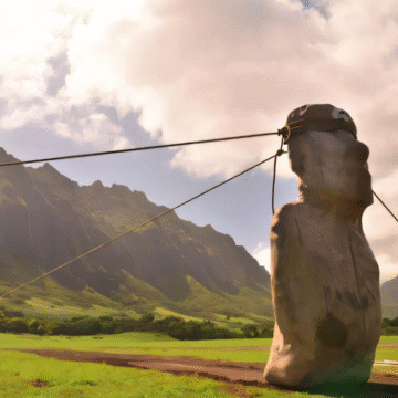 Descifran cómo se movieron los moáis gigantes